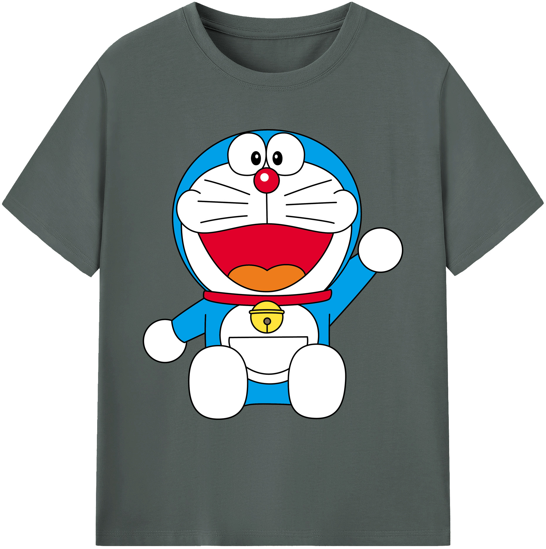（画像用） ドラえもん Doraemon 綿100％ メンズ半袖Tシャツ｜肌触りやわらか＆通気性